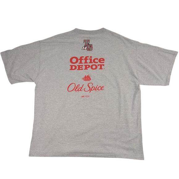 Vintage Tony Stewart #14 Office Depot Old Spice Nascar Racing Shirt Size 2XL - Picture 2 of 6